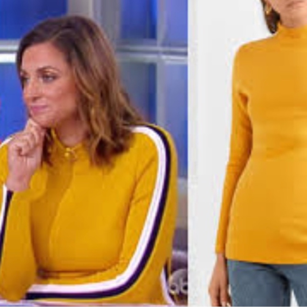 Paper London Kawai Yellow Mockneck sweater Small